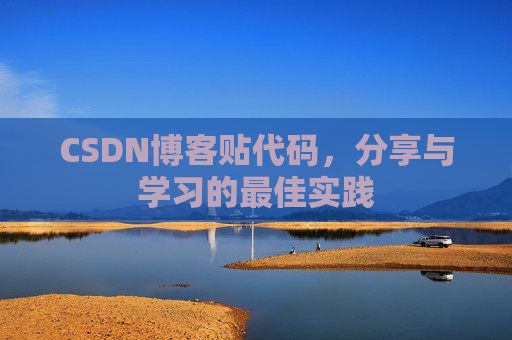 CSDN博客贴代码，分享与学习的最佳实践